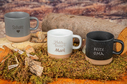 Keramiktasse personalisiert mit Name - Tasse personalisiert