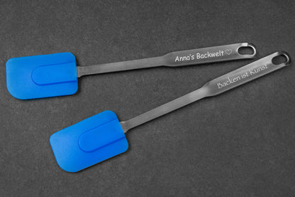 Premium Teigschaber personalisiert mit Namen aus Edelstahl