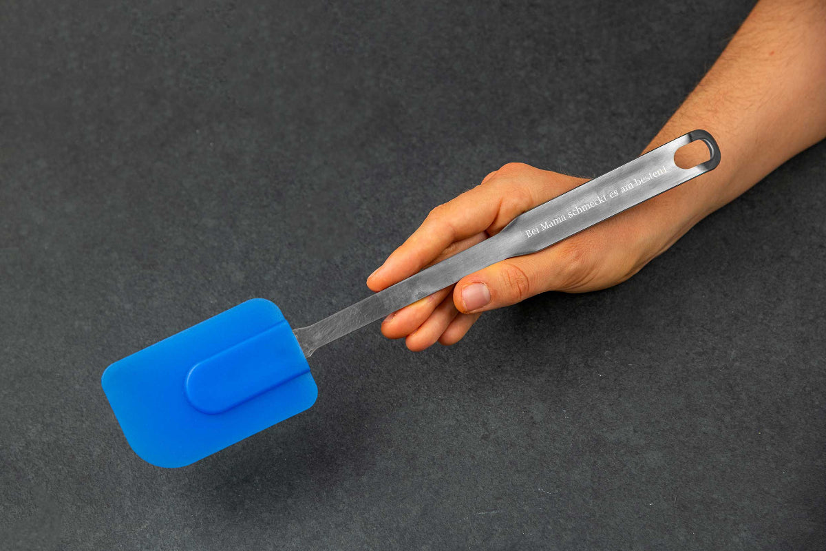 Premium Teigschaber personalisiert mit Namen aus Edelstahl