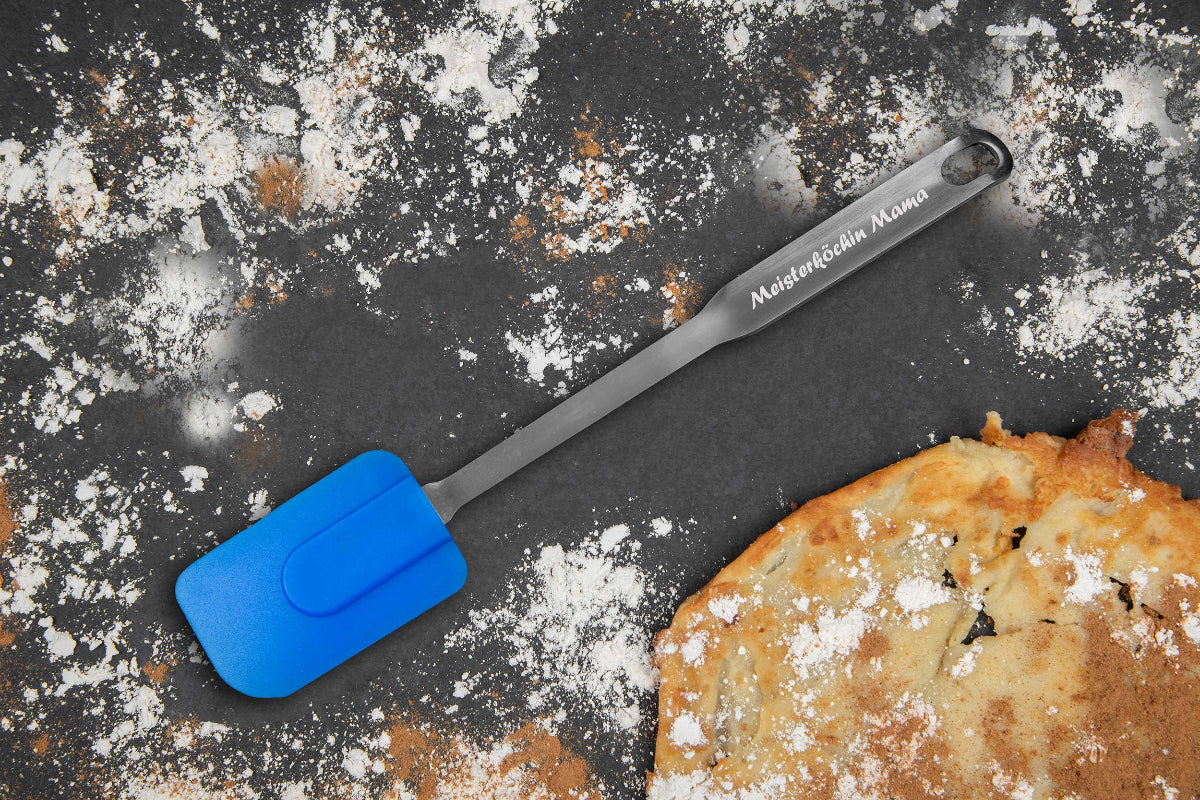 Premium Teigschaber personalisiert mit Namen aus Edelstahl