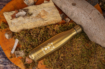 Trinkflasche personalisiert mit Name für Kinder in sechs Farben