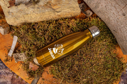 Personalisierte Edelstahl Trinkflasche mit Namen - Isolierflasche