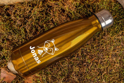 Trinkflasche personalisiert mit Name für Kinder