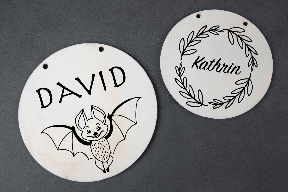 Türschild Kinderzimmer personalisiert mit Gravur