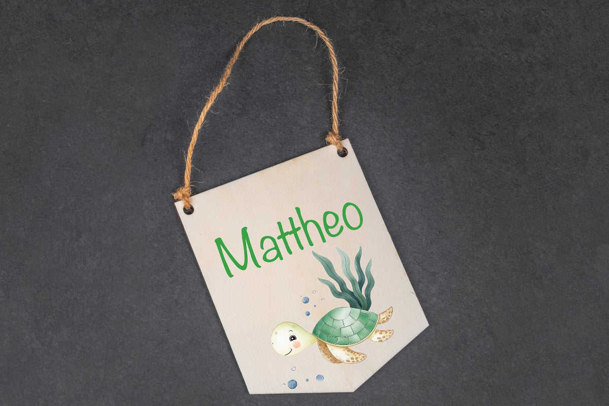 Türschild Kinderzimmer personalisiert bunt