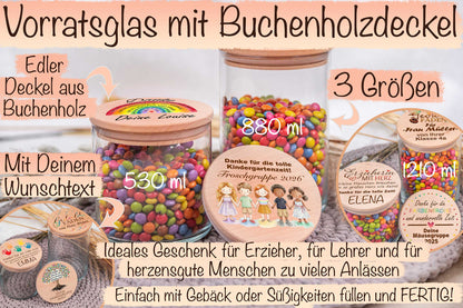 Personalisiertes Abschiedsgeschenk für Erzieherin und Lehrerin