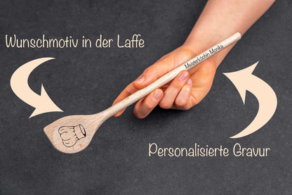 Personalisierter Kochlöffel mit Motiv