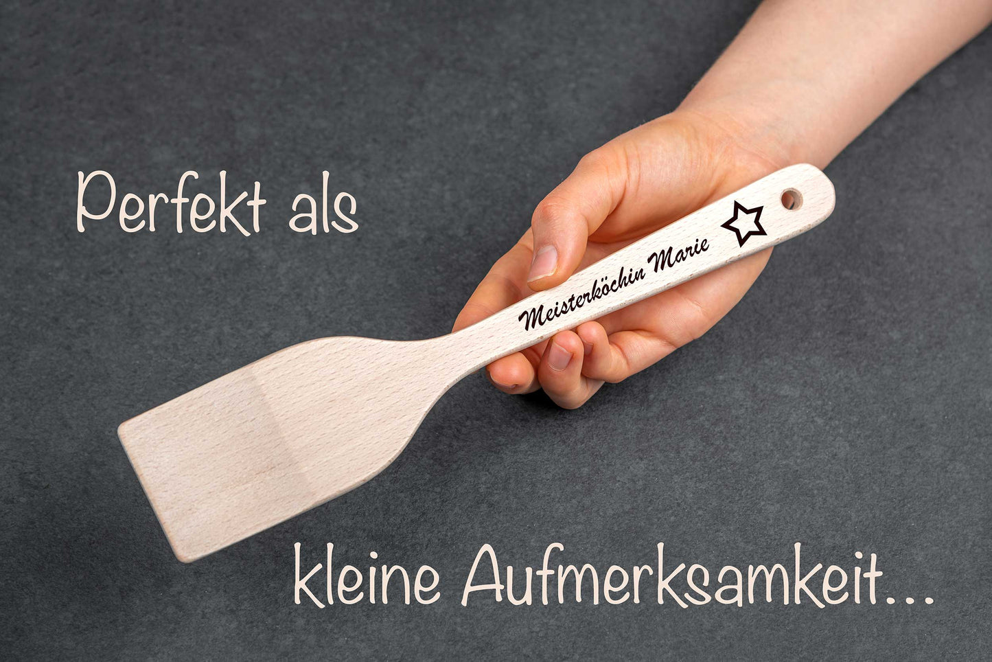 Personalisierter Pfannenwender mit Namen